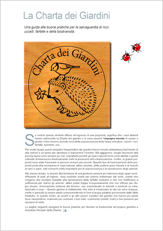 La Charta dei Giardini
